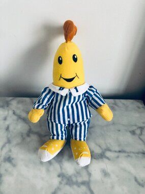 Vintage 11” Bananas in Pajamas B1 Plush 90s by ACE Kid TV Show Memorabilia